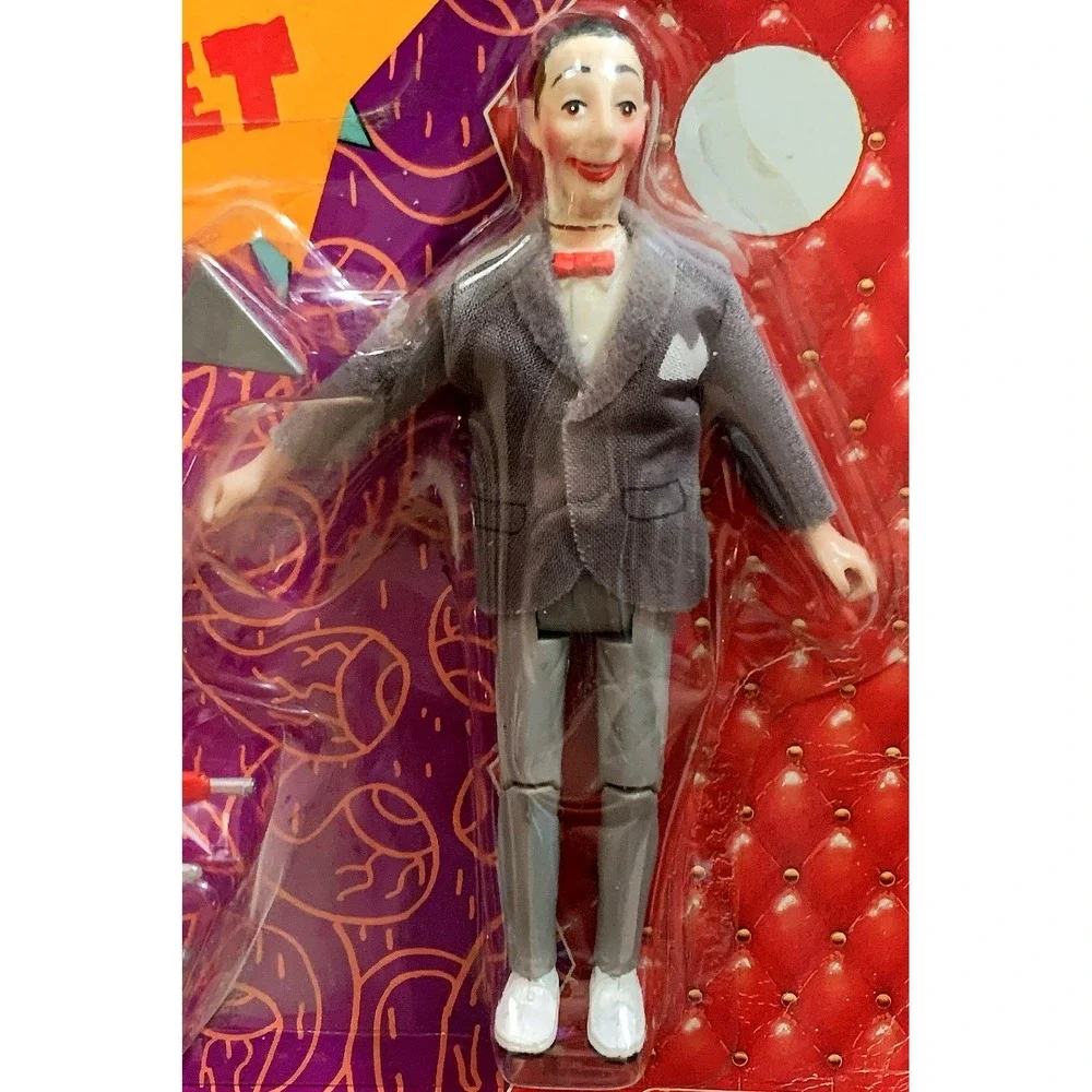 1988 Matchbox Playhouse Pee-Wee Herman, Scooter & Helmet Figure Set Sealed READ - Picture 7 of 16